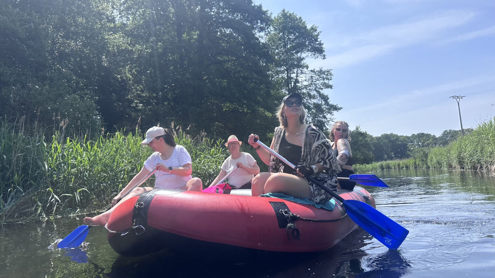 Auf dem Wasser unterwegs